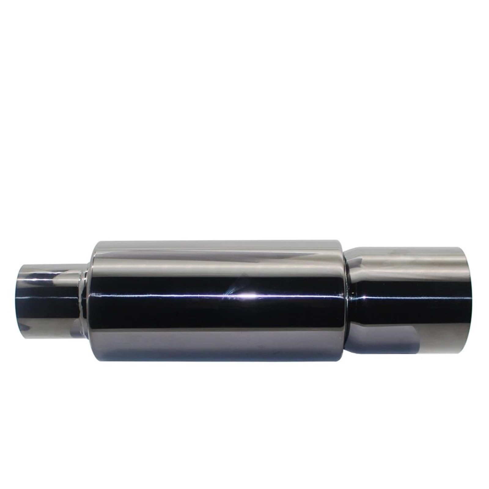 Auto Auspuff Endrohr Auto Auspuff Schalldämpfer Endrohr Universal Edelstahl Schnittstelle Für 51 57 63 MM Auspuffanlage Ende Auto Auspuffspitze(007 Titanium 63mm) von TINGYUS