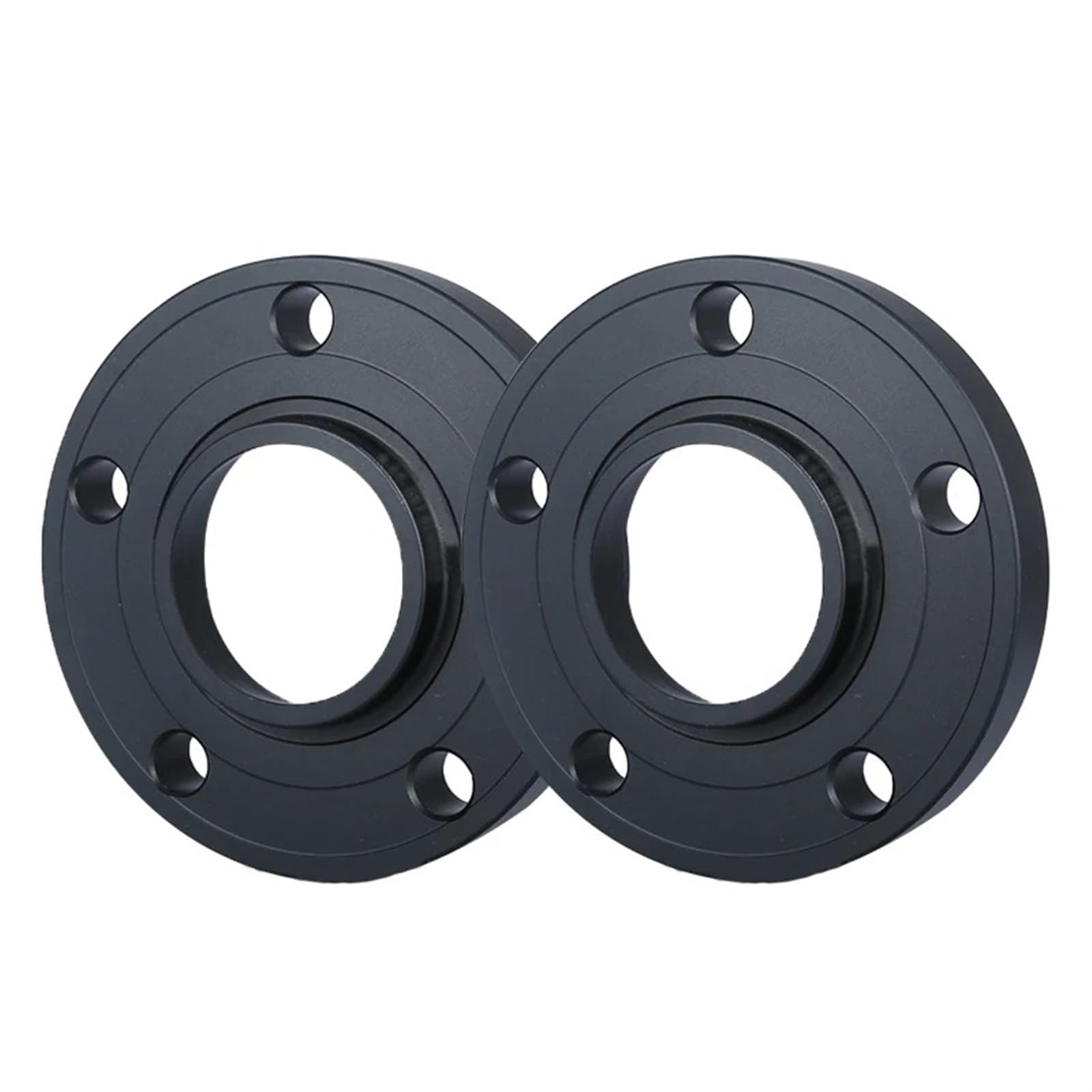 Auto-Rad-Distanzscheiben 2 Stück Geschmiedet Aluminium Rad Adapter Spacer Für Benz Spurverbreiterung 5x112 CB 66,6mm Felge Verbreiterer Spurverbreiterung(20mm Black) von TINGYUS