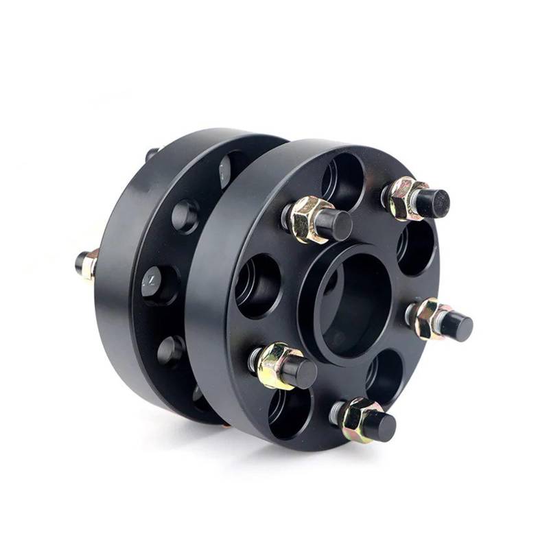 Auto-Rad-Distanzscheiben Für Kia Für Sorento 5 Lug 2 Stück 25/30/35/40mm PCD 5x139.7 CB 95,3mm Rad Spacer Adapter M12x1.5 Spurverbreiterung(45mm Black) von TINGYUS