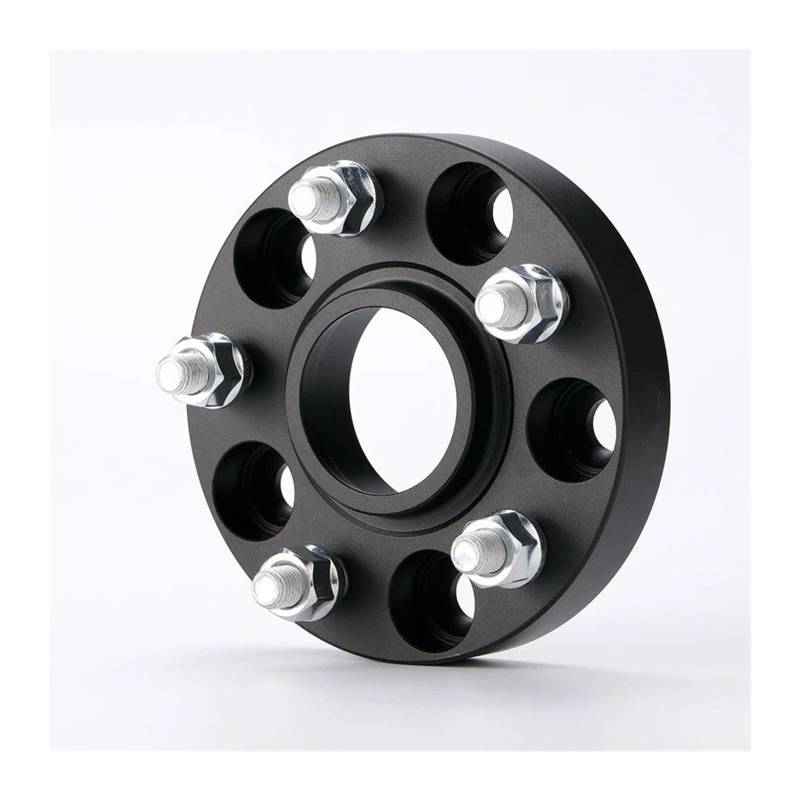 Auto-Rad-Distanzscheiben Für Land Für Rover Für Range Für Rover Für Evoque Spurverbreiterung Adapter PCD 5x108 CB 63,4 2 Stück Spurverbreiterung(Black Spacer 15mm) von TINGYUS