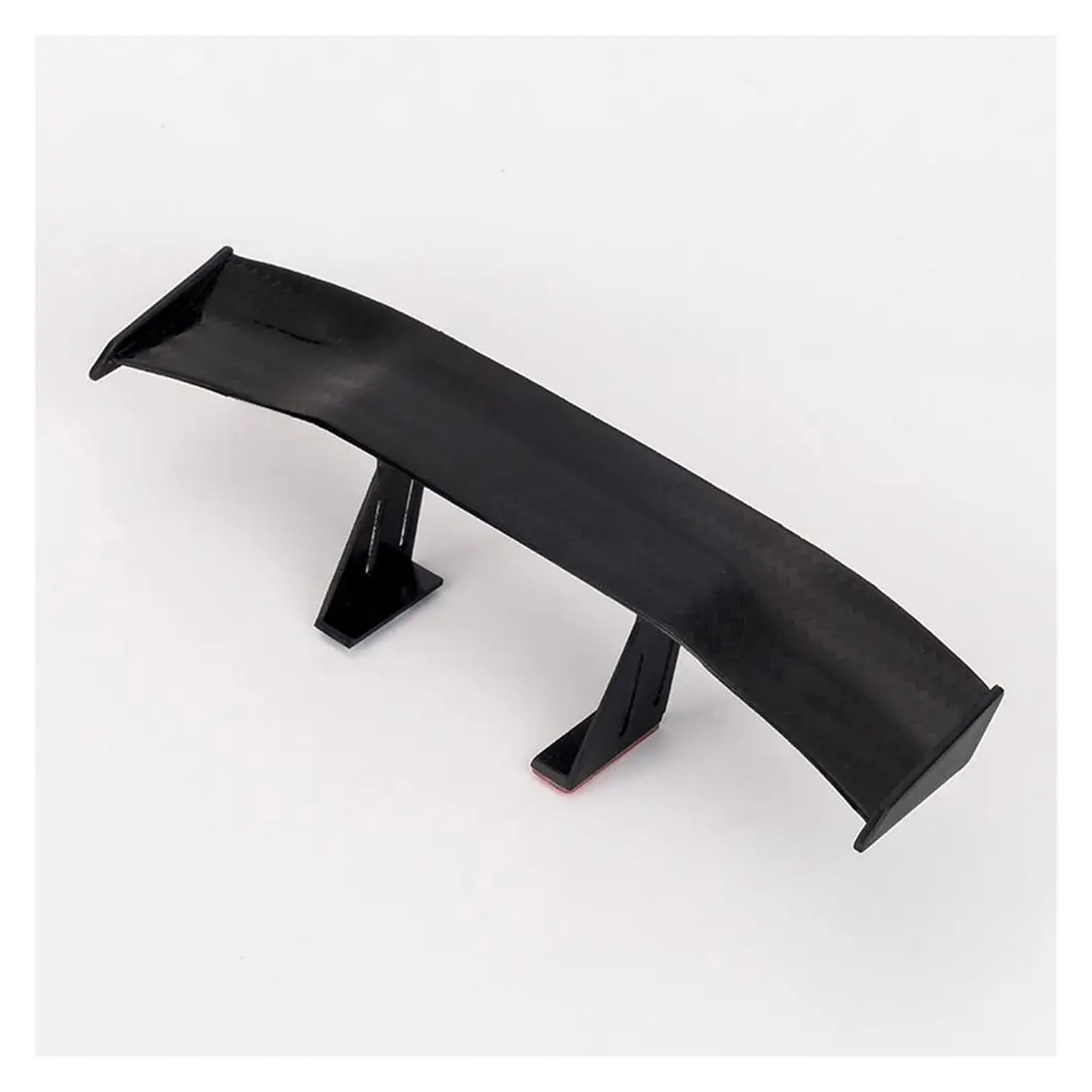 Auto Spoiler Wing 1X GT Style Carbon Look Auto Heckspoiler Mini Flügel Kleines Modell Dekoration Auto Zubehör Auto Styling Schwarz Blau Rot Weiß Grau Auto Heckflügel(Schwarz) von TINGYUS