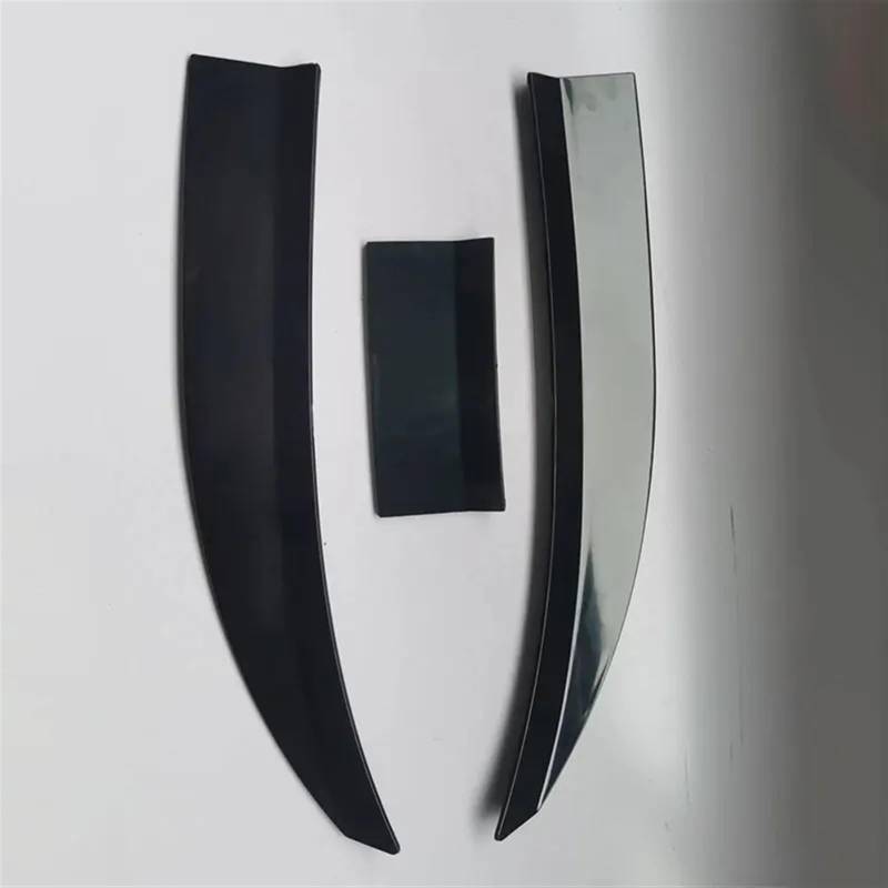 Auto Spoiler Wing Auto Modifikation Universal Heckspoiler Dreistufige Einstellung Helles Schwarz/Carbon Fiber Heckspoiler 3-TLG. Universal Auto Heckflügel(2 Black) von TINGYUS