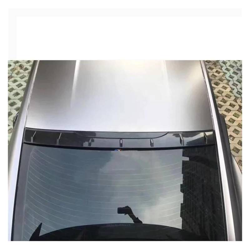 Auto Spoiler Wing Für Ford Für Mustang Spoiler 2015 2016 2017 Auto ABS Kunststoff Unlackiert Primer Hinten Flügel Dach Schwanz Spoiler Auto Heckflügel(C Carbon Fiber Look) von TINGYUS