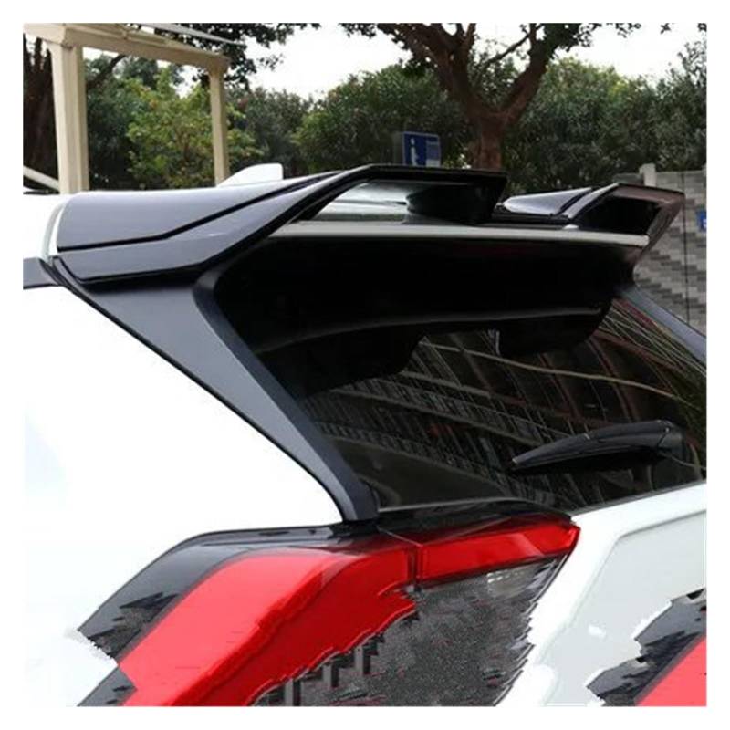 Auto Spoiler Wing Für RAV 4 2019 2020 ABS Kunststoff Unpaint Außen Heckspoiler Schwanz Trunk Boot Flügel Dekoration Auto Styling Auto Heckflügel(Schwarz) von TINGYUS