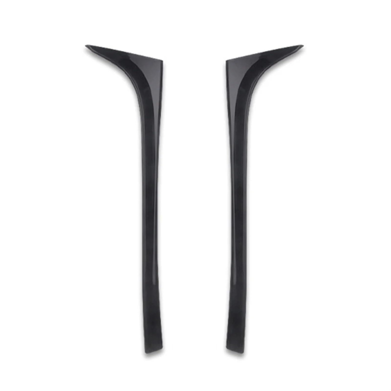 Auto Spoiler Wing Für VW Für Golf 7 7,5 MK7 MK7.5 14-18 1 Paar Auto Heckscheibe Canards Seitenkofferraumspoiler Canard Splitter Zubehör Auto Heckflügel(Schwarz) von TINGYUS