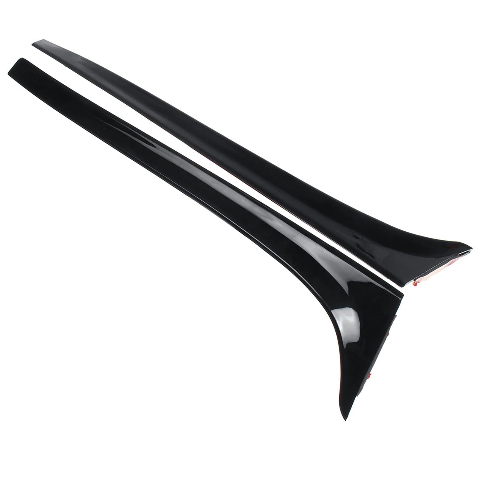 Auto Spoiler Wing Für VW Für Golf 7 MK7 Für GTD R 2014-2018 Auto-Styling Autozubehör Carbon Faser Schwarz Heckscheibe Seitenspoilerflügel Auto Heckflügel(Gloss Black) von TINGYUS