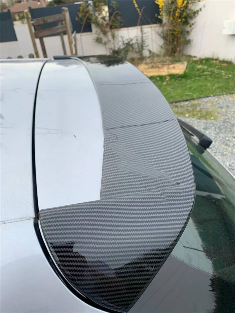 Auto Spoiler Wing Für VW Für Sitz Für Ibiza Für TGI/FR Fließheck 2017-2019 ABS Platic Heckdachspoiler Auto Heckflügel Dekoration Auto Heckflügel(Carbon Fiber) von TINGYUS