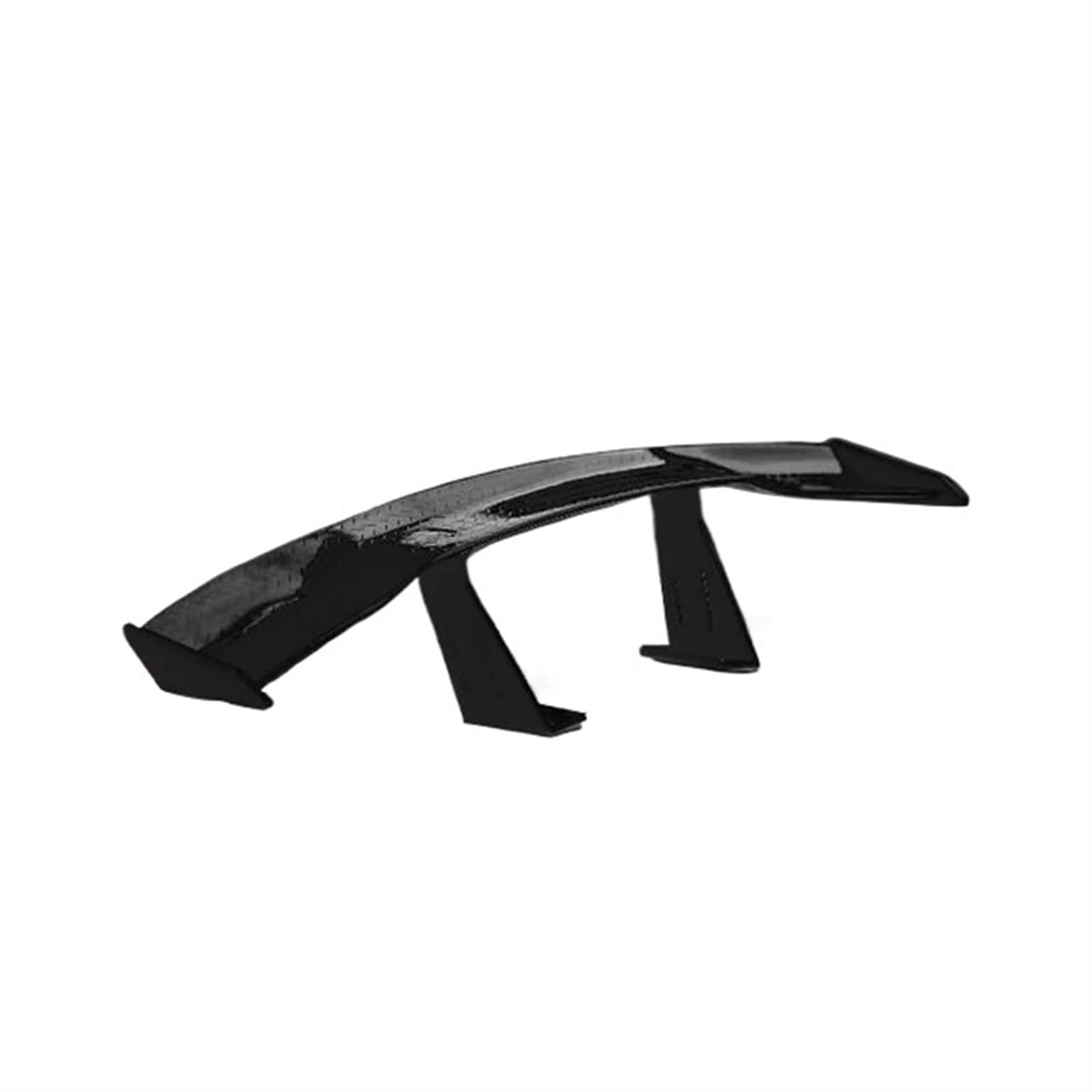 Auto Spoiler Wing Universal Auto Heckflügel Carbon Fiber Look Mini Modifizierte Schwarz Weiß Rot Heckflügel Modell Auto Styling Dekoration Auto Zubehör Auto Heckflügel(Schwarz) von TINGYUS