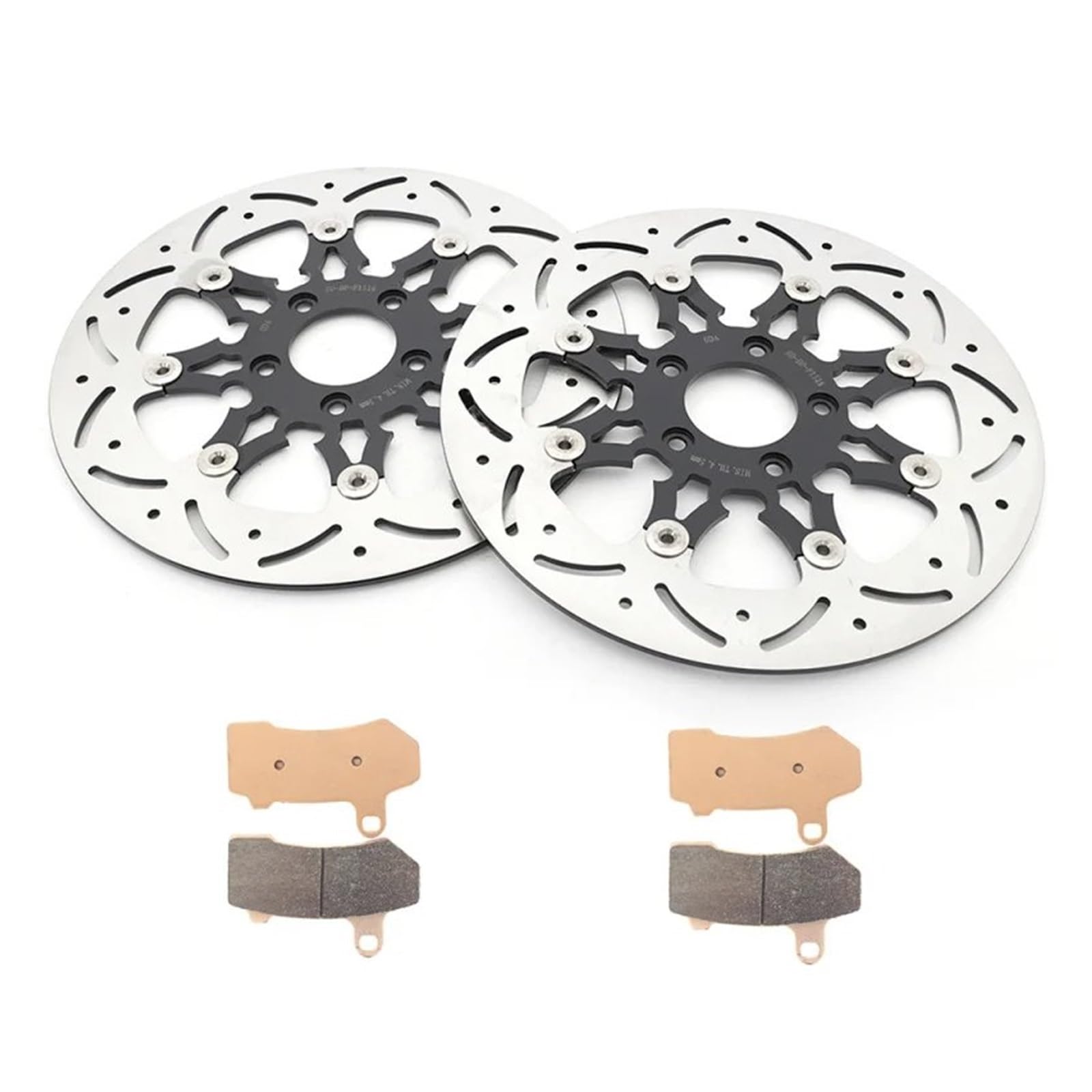 Bremsscheiben Für FLHR Für FLHT Für FLHX Für FLTR Für FLHRC Für FLHTK Vorne Hinten Bremsscheiben Rotoren Pads Scheibenbremsscheiben(Float Black) von TINGYUS