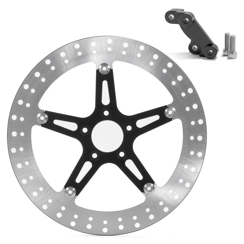 Bremsscheiben Für Softail 2000-2014 Für Dyna 2000 2001 2002 2003 2004 2005 13 "14" 15 "Vordere Bremsscheibe Rotor Halterung Scheibenbremsscheiben(14 inch) von TINGYUS