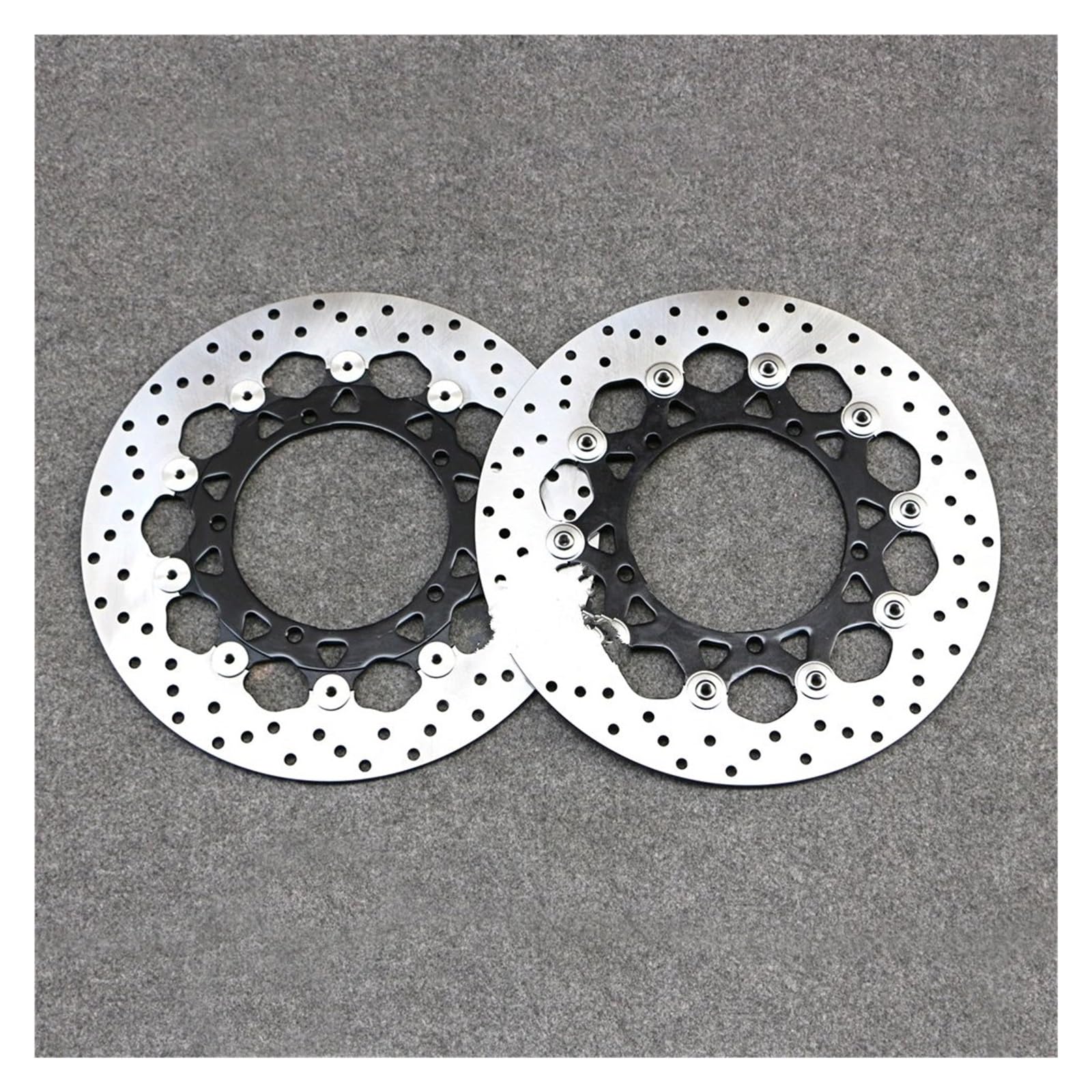 Bremsscheiben Für YZF-R1 Für YZF R1 Für YZFR1 1000 2004 2005 2006 FZ1 1000 2006 2007 2008 2009 Motorrad Schwimmende Vorderbremsscheibe Rotor Scheibenbremsscheiben von TINGYUS