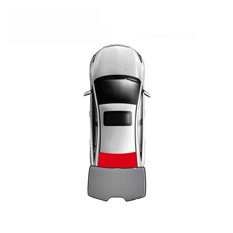Car Shades Für 5/7 Serie G30 G38 F10 E60 E39 F18 E6S G12 Magnetische Fenster-Sonnenschutzgitter, Vollständig Abgedeckt Autosonnenschutz(Rear windshield) von TINGYUS