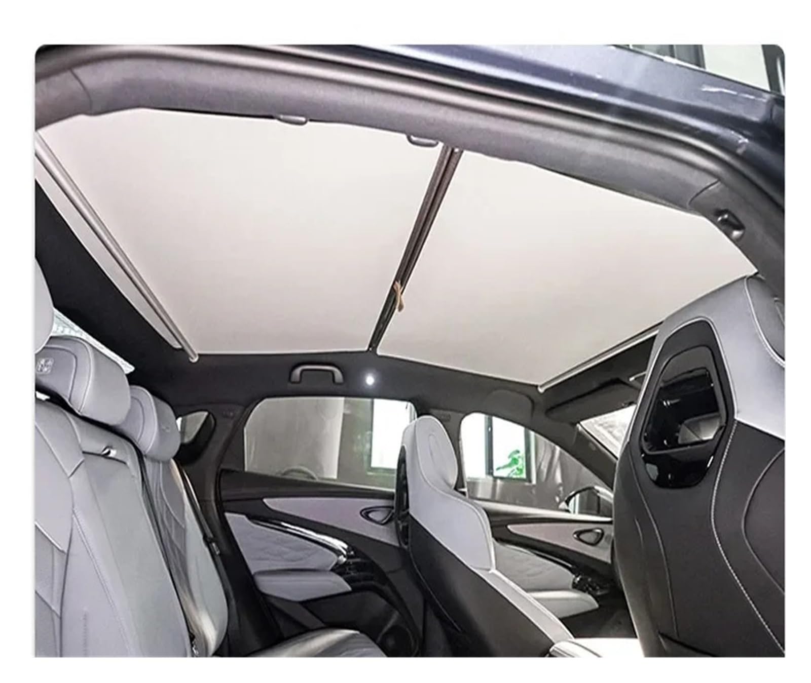 Car Shades Für BYD Für SEAL Für ATTO 4 2022-2025 Auto Schiebedach Versenkbare Sonnenschirm Dachfenster Dach Wärmedämmung Schattierung Autosonnenschutz(Gray) von TINGYUS