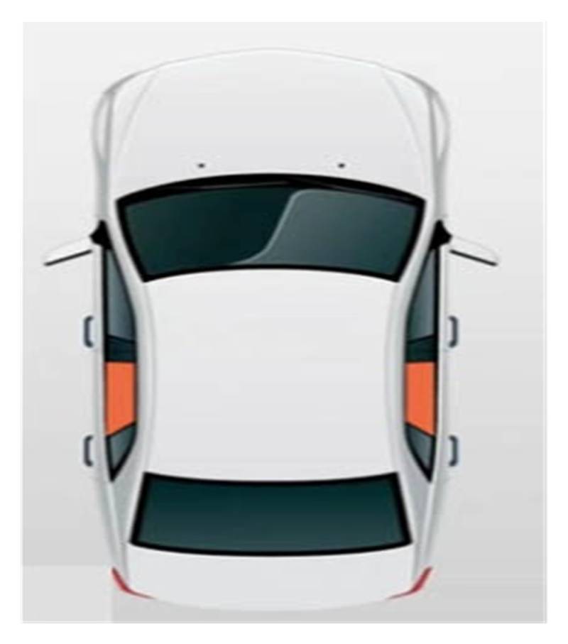 Car Shades Für Hyundai Für Ioniq 5 2022 2021 Auto Sonnenschutz Vorne Hinten Fenster Sonnenschutz Netting Fenster Sonnenschirm Autosonnenschutz(Rear 2pcs) von TINGYUS
