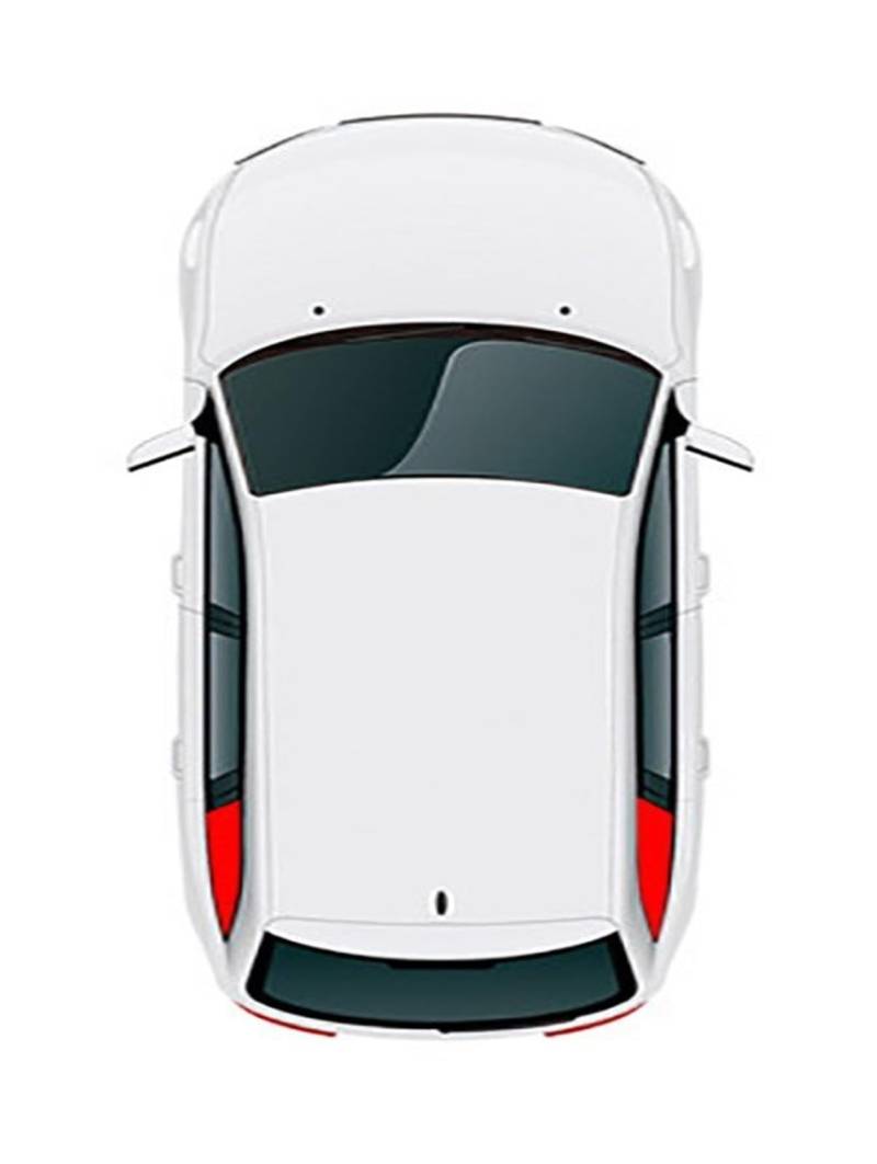 Car Shades Für Kia Für Sorento MQ4 2021 2022 2023 2024 Vorne Heckscheibe Seite Fenster Auto Sonnenschutz Schild Magnetische Sonnenschutz Autosonnenschutz(2PCS Triangular) von TINGYUS