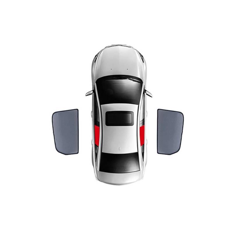 Car Shades Für Mazda CX-5 CX5 KF 2017-2024 Vorne Hinten Windschutzscheibe Seite Fenster Magnetische Auto Sonnenschutz Schild Sonnenschutz Autosonnenschutz(2PCS Rear) von TINGYUS