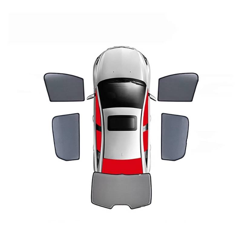Car Shades Für Mazda CX-5 CX5 KF 2017-2024 Vorne Hinten Windschutzscheibe Seite Fenster Magnetische Auto Sonnenschutz Schild Sonnenschutz Autosonnenschutz(5PCS Front Rear Back) von TINGYUS