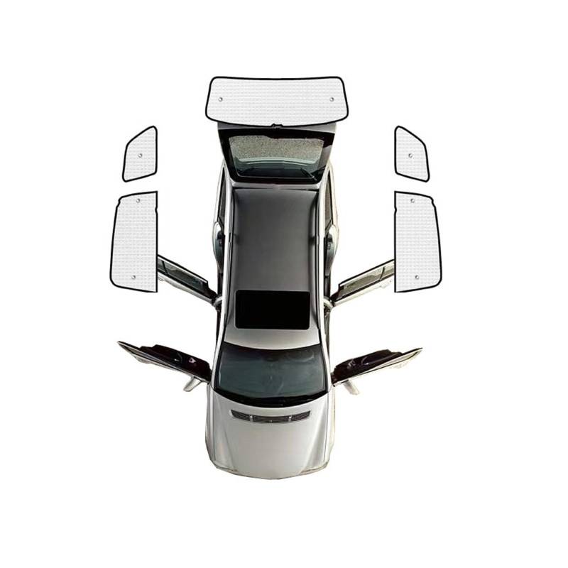 Car Shades Für Skoda Für Kodiaq 2016~2021 Anti-Uv Auto Voll Abdeckungen Sonnenschutz Auto Windows Sonnenschutz Fenster Sonnenschirme Autosonnenschutz(Rear sunshades) von TINGYUS