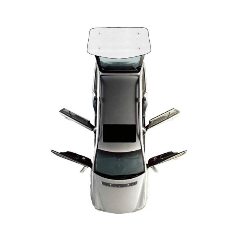 Car Shades Für Toyota Für RAV4 XA40 2013~2018 Windschutzscheibe Fenster Seite Fenster Sonnenschirme Vollständige Abdeckung Sonnenschirme Auto Zubehör Autosonnenschutz(Rear Windshield) von TINGYUS