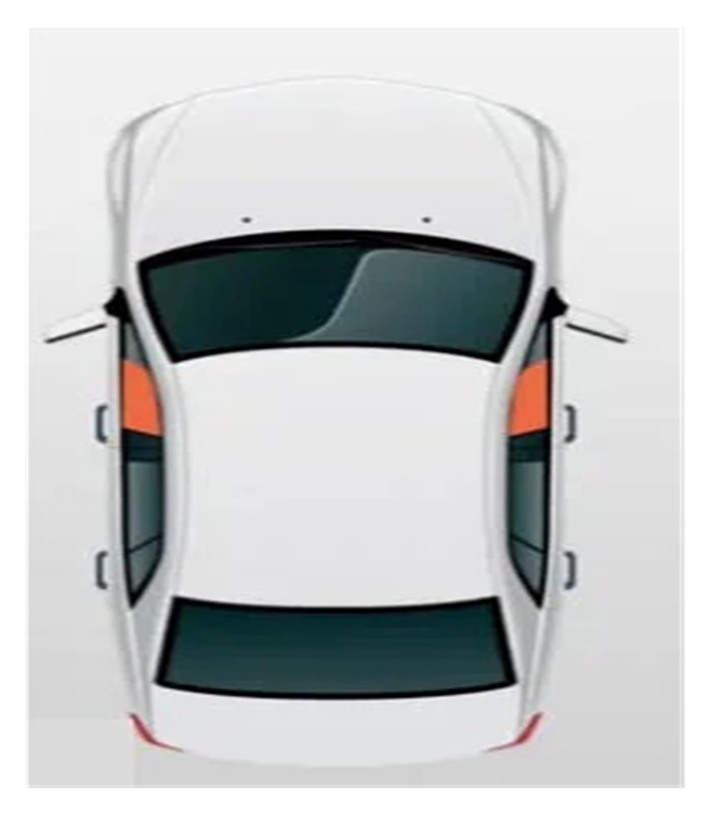 Car Shades Für VW Für Tiguan Für Allspace 7 Sitze Sonnenschutz Autofenster Sonnenschutz Netting Auto Sonnenschutz Autosonnenschutz(Front 2pcs) von TINGYUS