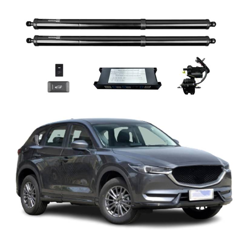 Elektrische Gasfeder Dämpfer Heckklappe Für Mazda CX-5 2017-2024 Elektrische Heckklappe Power Heckklappe Auto Stamm Zurück Türöffner Mit Fernbedienung Funktion(with Kick Sensor) von TINGYUS