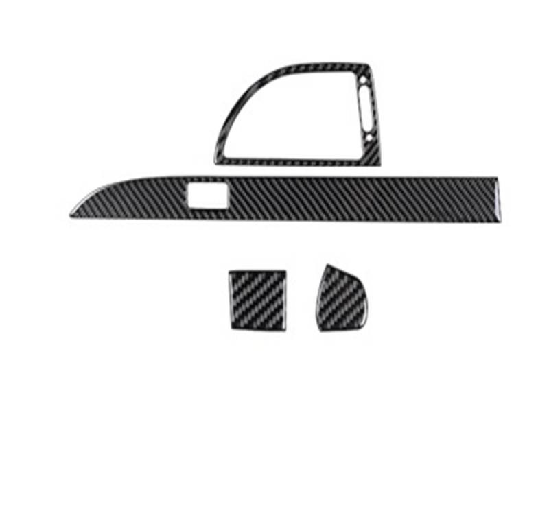 Innenzubehör Für 6 Series E63 E64 2004 2005 2006 2007 2008 2009 2010 Carbon Fiber Aufkleber Aufkleber Copilot Air Outlet Panel Abdeckung Auto Innenraum(C Black LHD) von TINGYUS