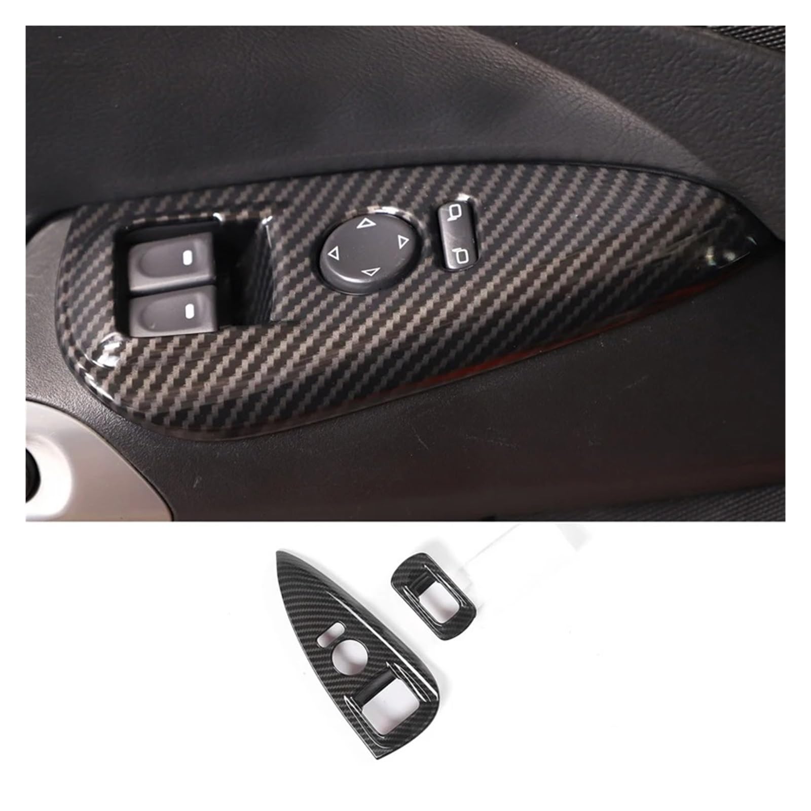 Innenzubehör Für Chevrolet Für Corvette C6 2005-2013 Autoglas Liftrahmen Armlehne Box Schutzhülle Aufkleber Autozubehör Auto Innenraum(G) von TINGYUS