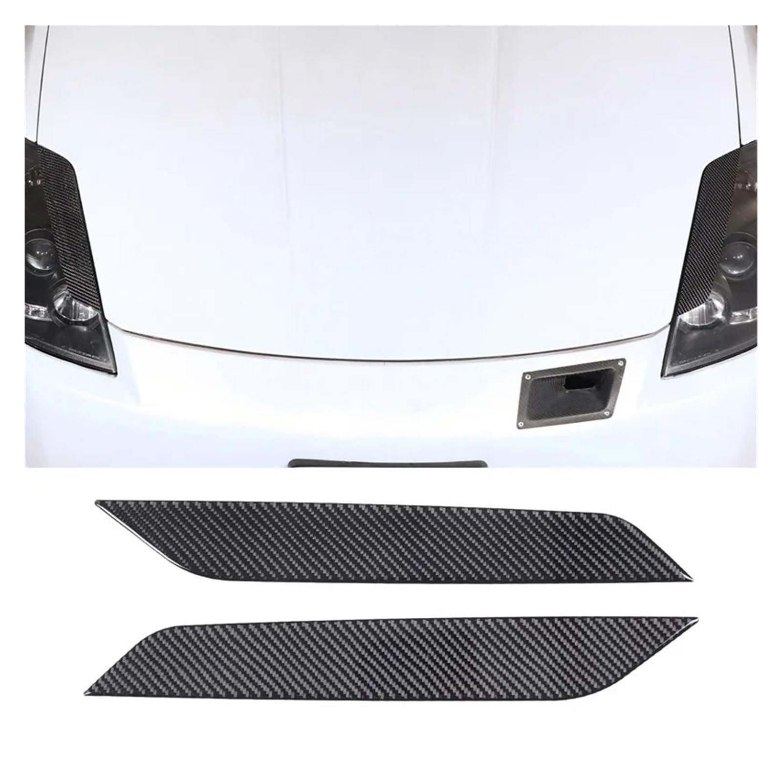 Innenzubehör Für Nissan 350Z 2003-2006 Auto-Armaturenbrett Zentrales Bedienfeld Aufkleber Auto Innen- Und Außendekoration Teile Auto Innenraum(G) von TINGYUS