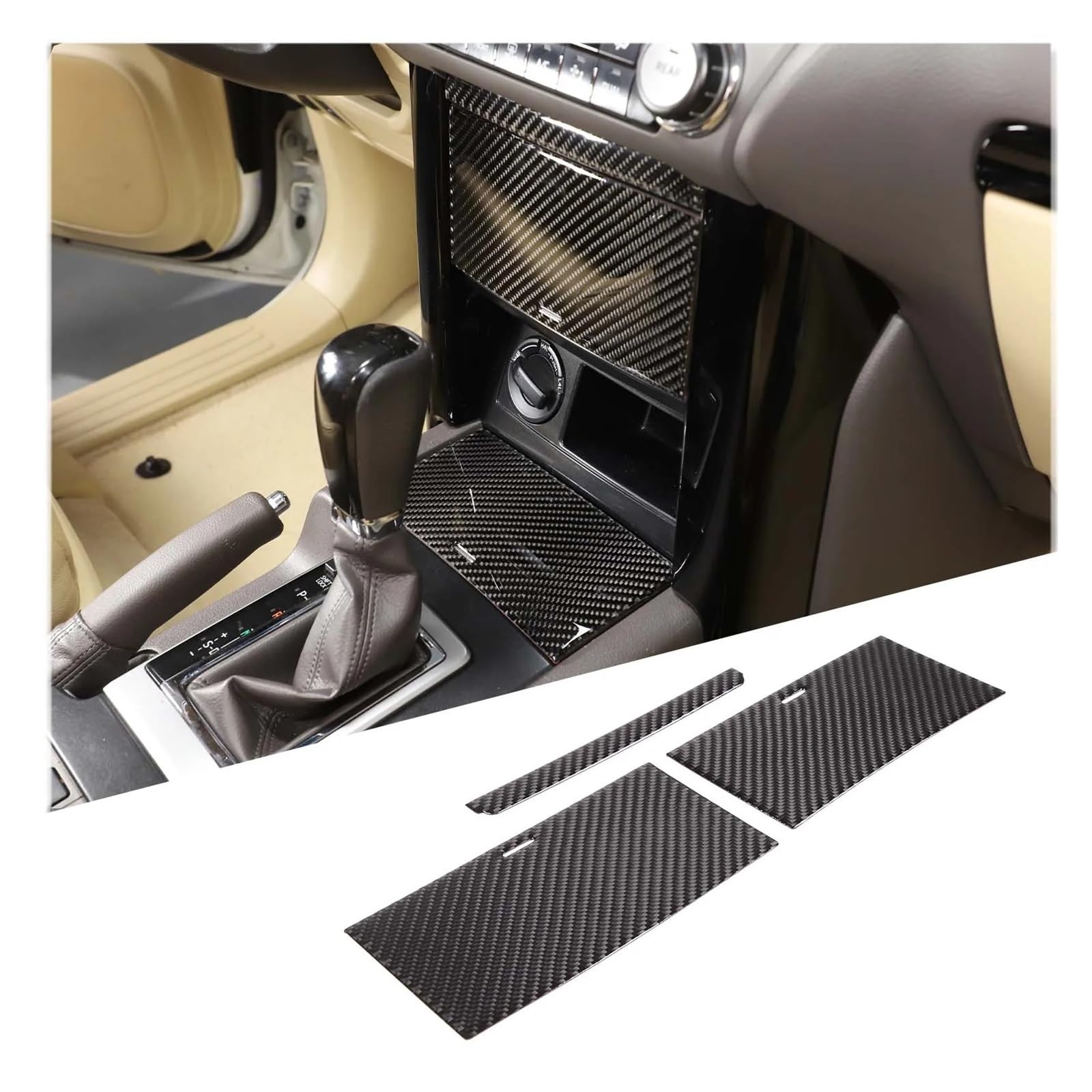 Innenzubehör Für Toyota Für Land Für Cruiser Für Prado FJ150 150 2010-2017 Auto-Innenraum-Armaturenbrett-Panel-Abdeckungs-Trimmaufkleber Auto Innenraum(R) von TINGYUS