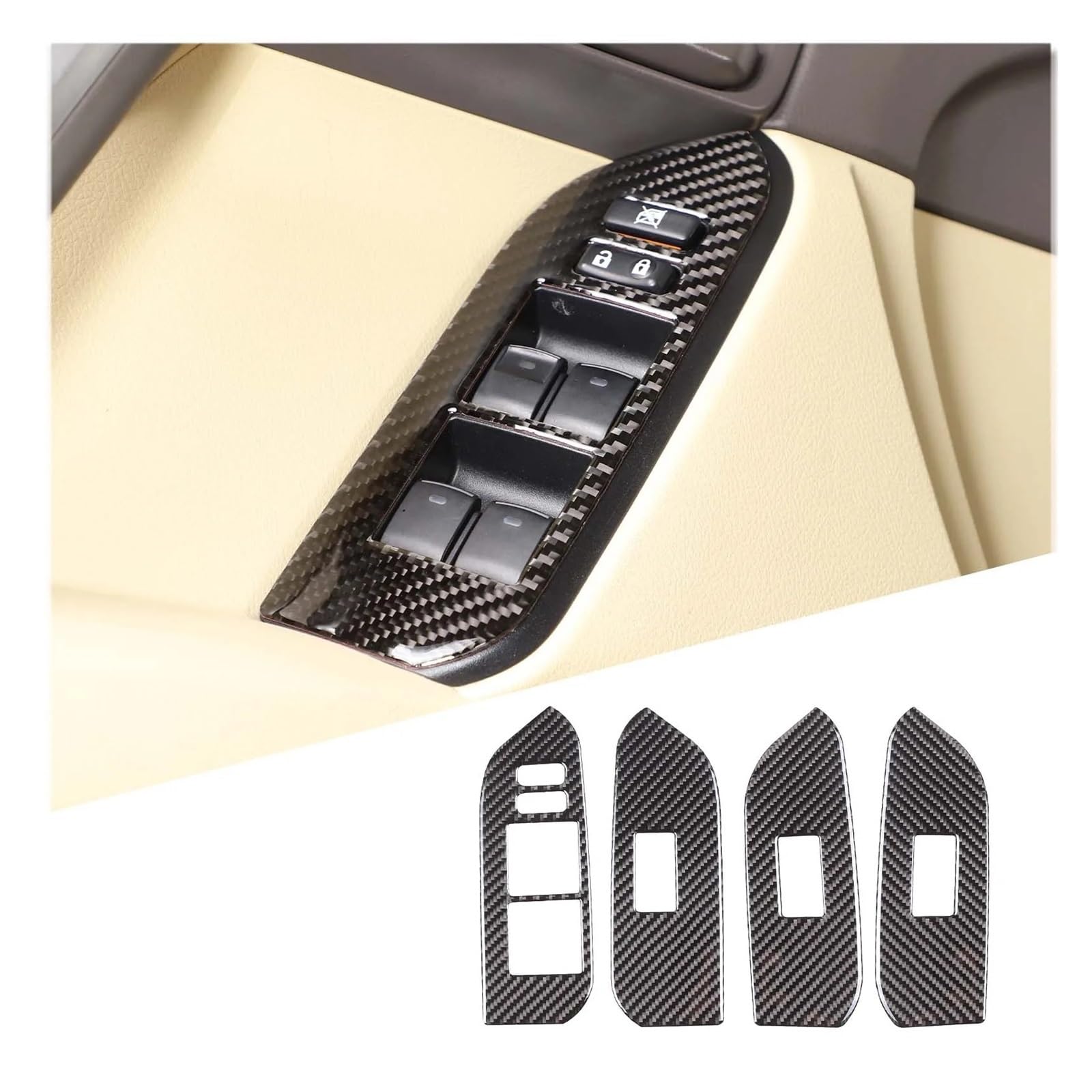 Innenzubehör Für Toyota Für Land Für Cruiser Für Prado FJ150 150 2010-2017 Auto-Innenraum-Armaturenbrett-Panel-Abdeckungs-Trimmaufkleber Auto Innenraum(S) von TINGYUS