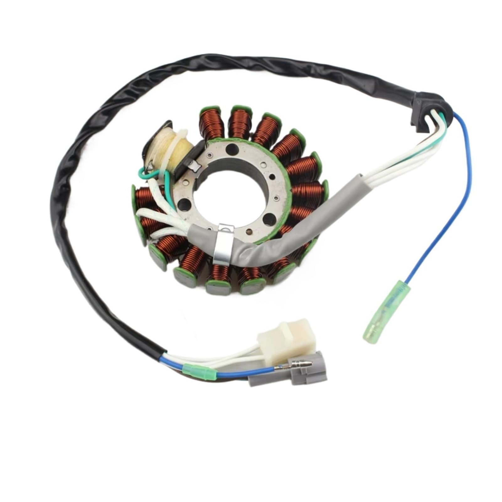 TINGYUS Motorrad Stator Spule Für 4WP-85510-10 TW125 1999-2004 TW200 Für Trailway 200 TW225 2002-2007 Motorrad Generator Magneto Stator Spule Zündung Lichtmaschine von TINGYUS