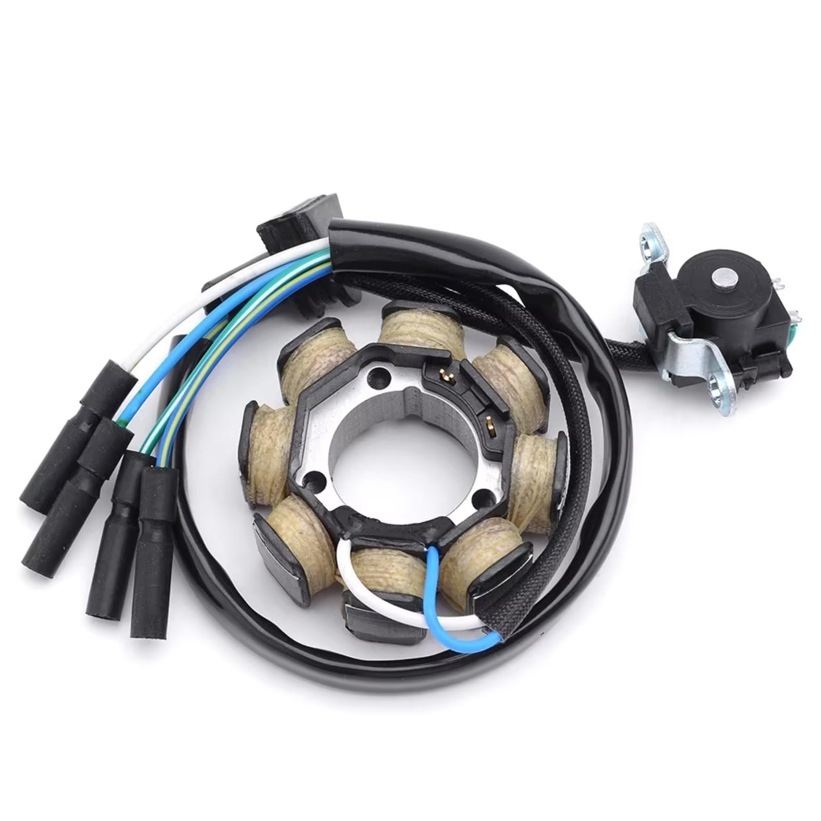 TINGYUS Motorrad Stator Spule Für CRF450R 2002-2003 31100-MEB-670 31100-MEB-671 Motor Generator Spule Motorrad Stator Spule Zündung Lichtmaschine von TINGYUS