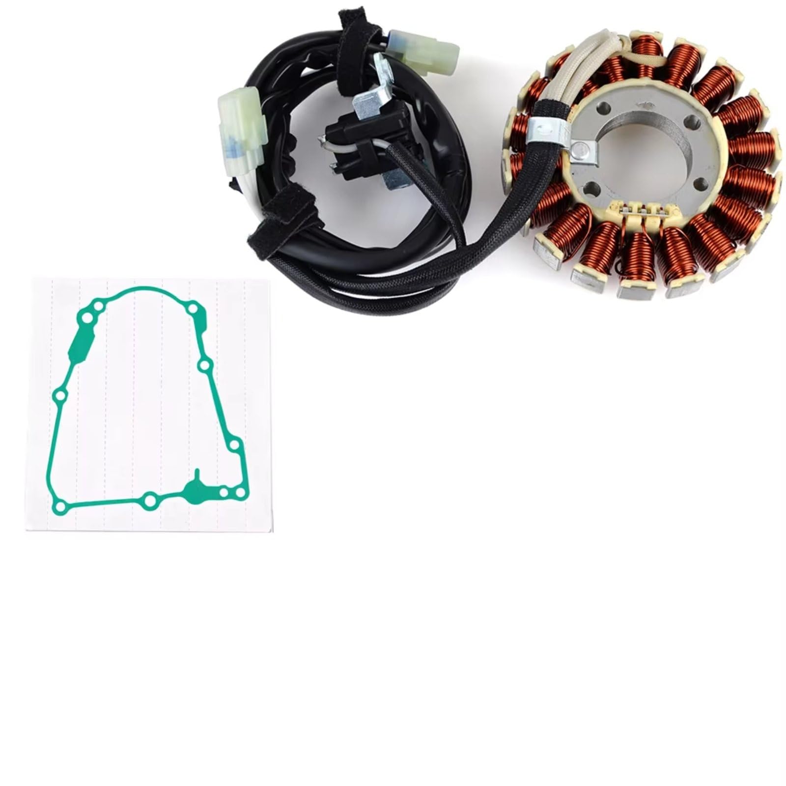 TINGYUS Motorrad Stator Spule Für WR450F 2012 2013 2014 2015 Mit Dichtung Motor Stator Spule + Spannungsreglergleichrichter Zündung Lichtmaschine(B) von TINGYUS