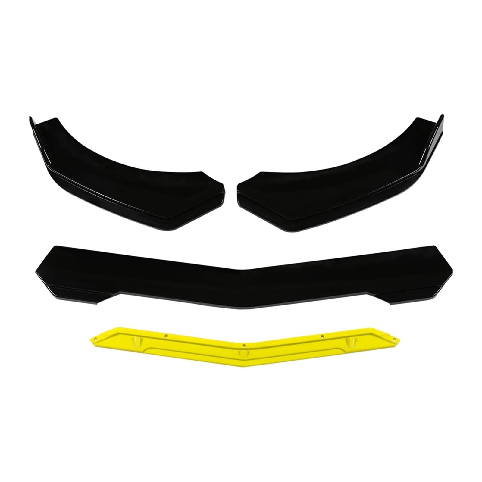 TINOMAD Taishengyu Store Auto Frontstoßstange Lippe Kinn Spoiler Splitter Diffusor Body Kits Trim Air Dam Protector 6 Farben Kompatibel mit BMW Kompatibel mit Golf(Yellow) von TINOMAD