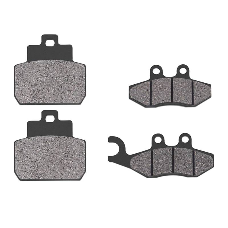 Motorrad Semi-Organische Metall Bremsbeläge Vorne und Hinten for PI.AG/G IO X8 125 04-06 150 2007 250 dh 2005-2007 X9 250 2005-2006(Front and Rear 2pcs) von TINYTRAIL