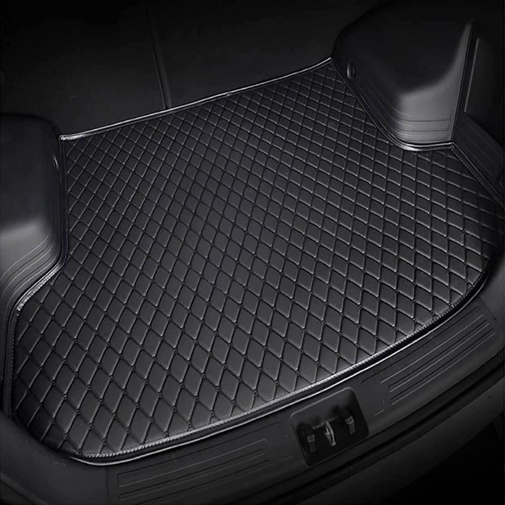 TISTIK Auto Leder Kofferraum Matte für Citroen Ds7 2018-2020 Crossback, Custom Wasserdicht rutschfest Kofferraumwanne All Weather Cargo Tray Schutzmatt ZubehöR,ABlack von TISTIK