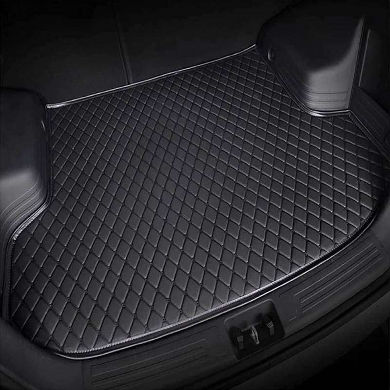 TISTIK Auto Leder Kofferraum Matte für Suzuki SX4 S-Cross 2013-2023, Custom Wasserdicht rutschfest Kofferraumwanne All Weather Cargo Tray Schutzmatt ZubehöR,ABlack von TISTIK