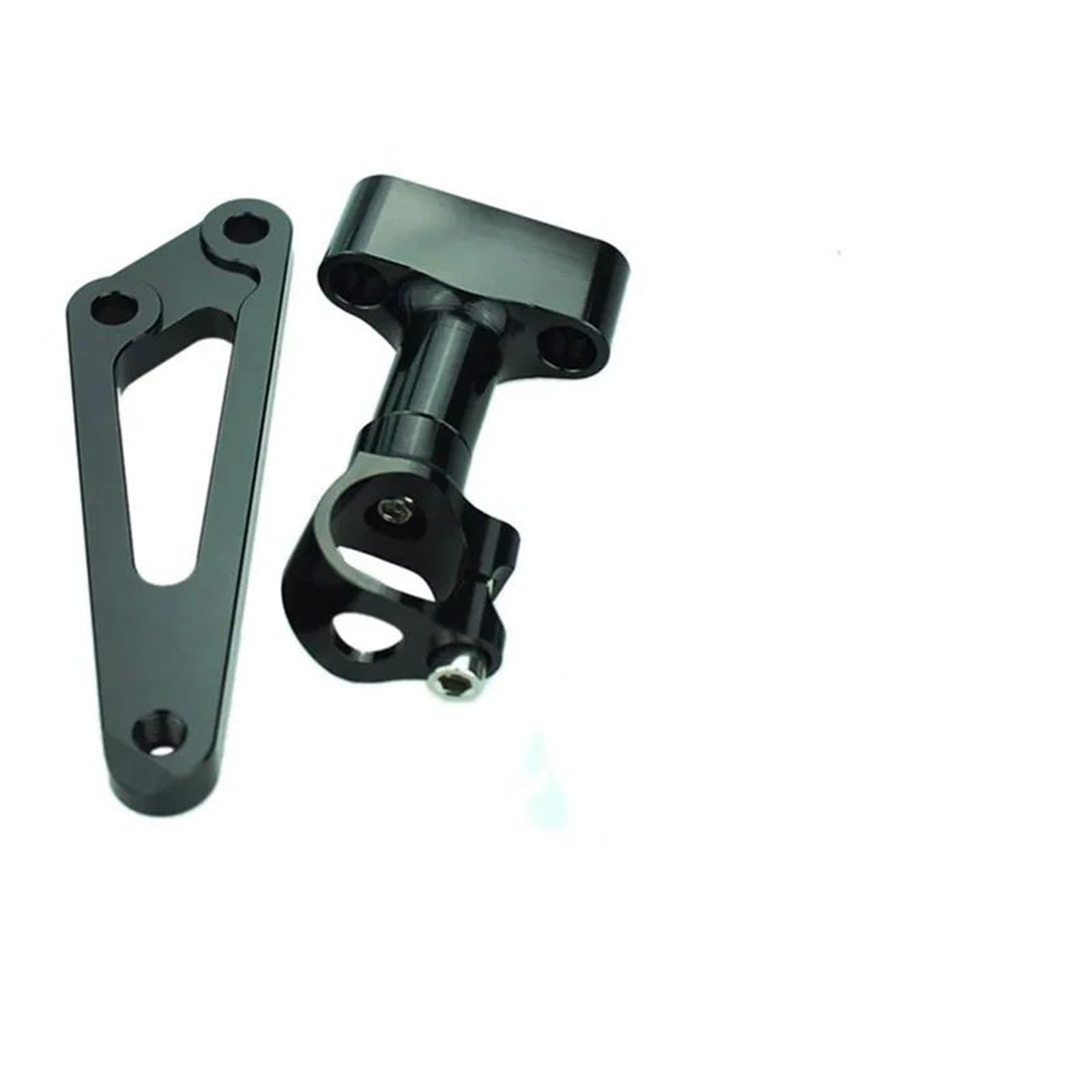 Dämpfer Lenkungsstabilisator Dämpferstabilisator Motorradlenkung Für CB600F Hornet Für CB 600F 2007-2016 Lineare Umgekehrte Sicherheitssteuerung + Halterung CNC-Halterung(Black-Bracket) von TISURXQ