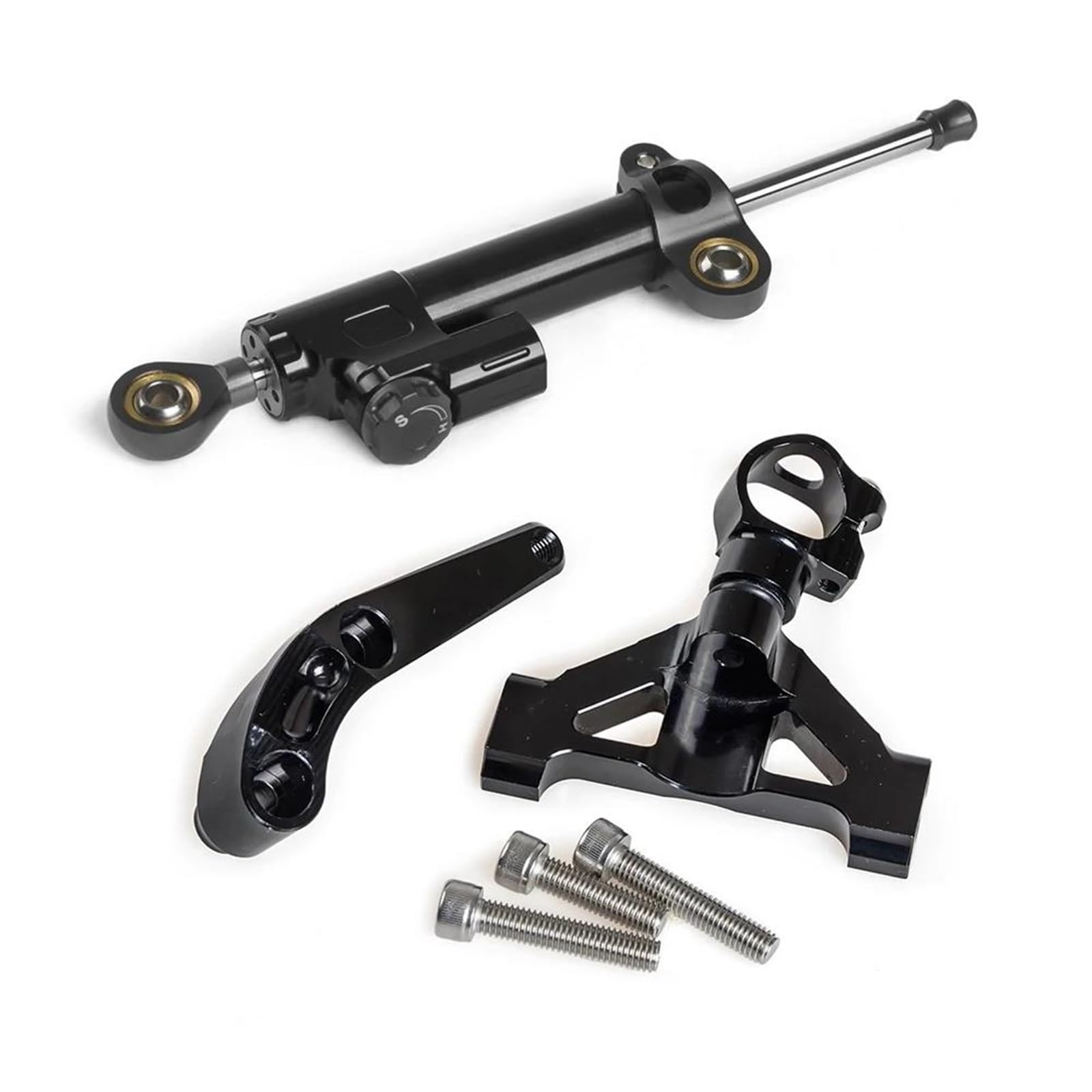 Dämpfer Lenkungsstabilisator Für Kawasaki Für Ninja ZX-14 ZZR1400 2006-2018 2019 Lenkungsdämpferstabilisator CNC-Halterung von TISURXQ