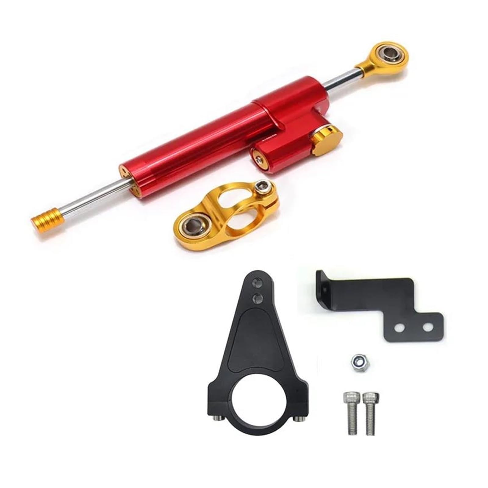 Dämpfer Lenkungsstabilisator Für MT09 MT FZ 09 FZ09 FZ-09 2013-2020 Lenkung Stabilisieren Dämpfer Halterung Montieren Motorrad CNC-Halterung(Steering Damper F) von TISURXQ