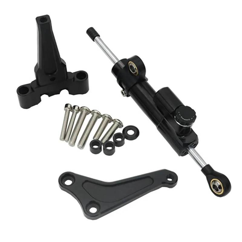 Dämpfer Lenkungsstabilisator Für Street Triple 1200 RS 765S 765R 765RS Motorrad Geändert Lenkung Dämpfer Stabilisator Montage Halterung Unterstützung Kit CNC-Halterung(A) von TISURXQ