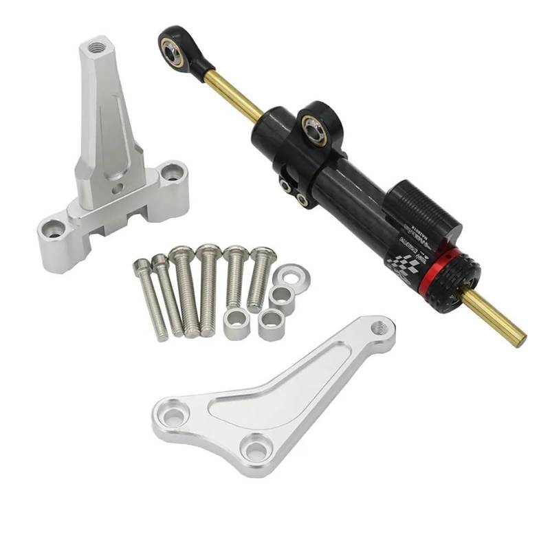 Dämpfer Lenkungsstabilisator Für Street Triple 1200 RS 765S 765R 765RS Motorrad Geändert Lenkung Dämpfer Stabilisator Montage Halterung Unterstützung Kit CNC-Halterung(D) von TISURXQ