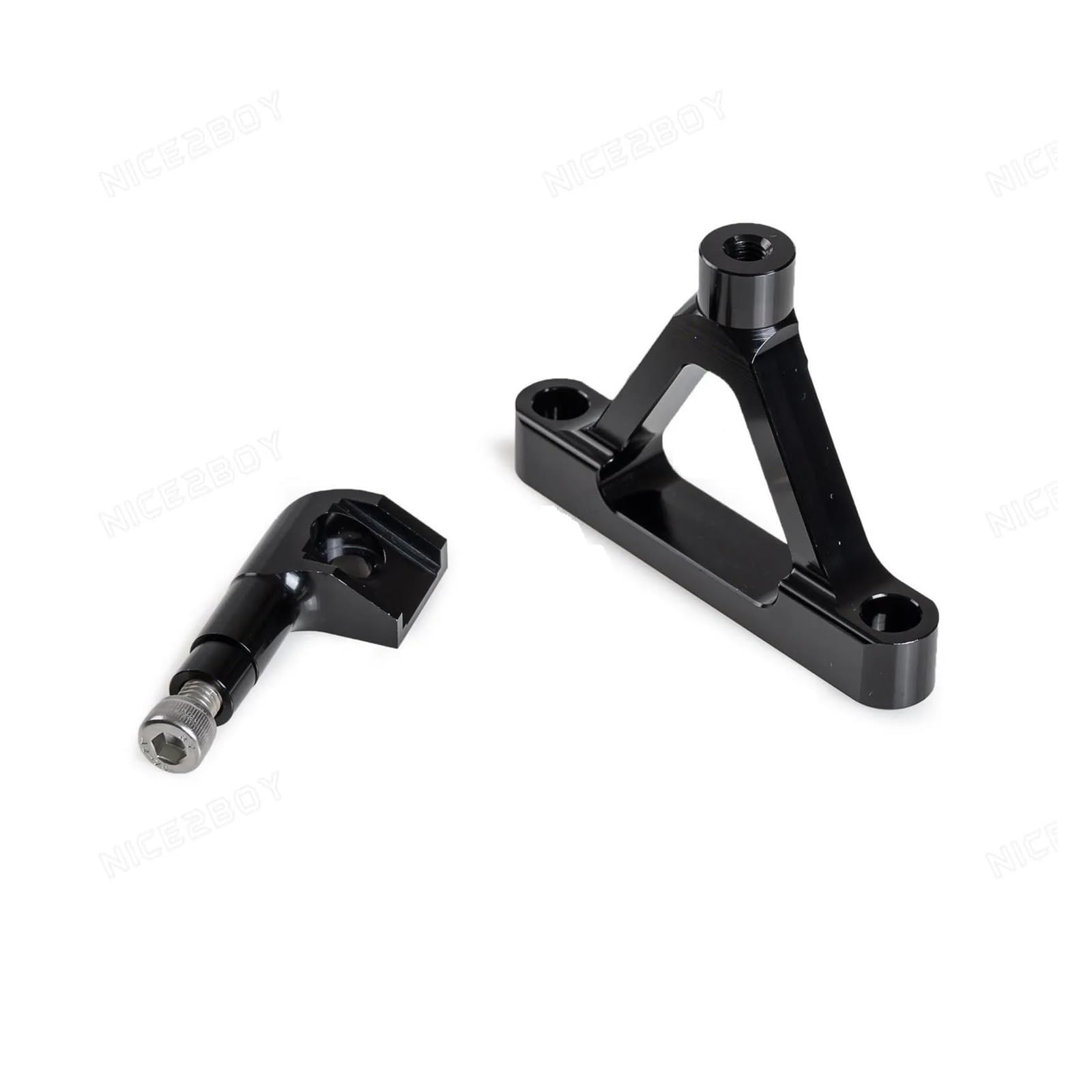 Dämpfer Lenkungsstabilisator Motorrad Stabilisator Lenkung Dämpfer Halterung Kit Für Kawasaki Für Ninja ZX-6R ZX6R 2007 2008 CNC-Halterung(Bracket) von TISURXQ