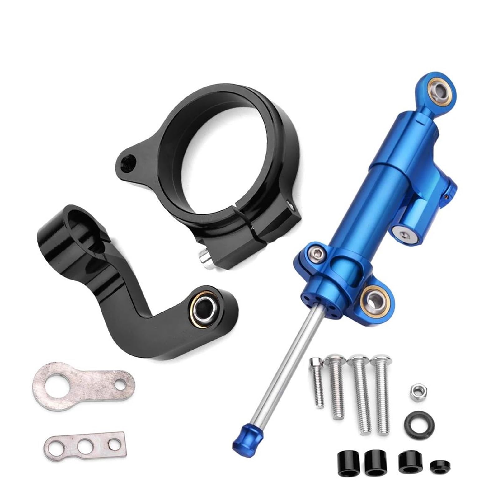 Dämpfer Lenkungsstabilisator Stabilisieren Sie Die Sicherheitskontrolle Mit Montagehalter, Motorrad-Dämpferlenkung Für R 1200 GS Für R1200GS LC 2013-2016 CNC-Halterung(Blue) von TISURXQ