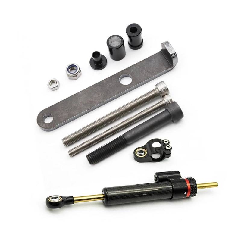 Dämpfer Lenkungsstabilisator Zubehör Lenkung Stabilisieren Dämpfer Halterung Montage Kit Aluminium Elektrische Roller Für Null 10X 11X CNC-Halterung(Ac1) von TISURXQ