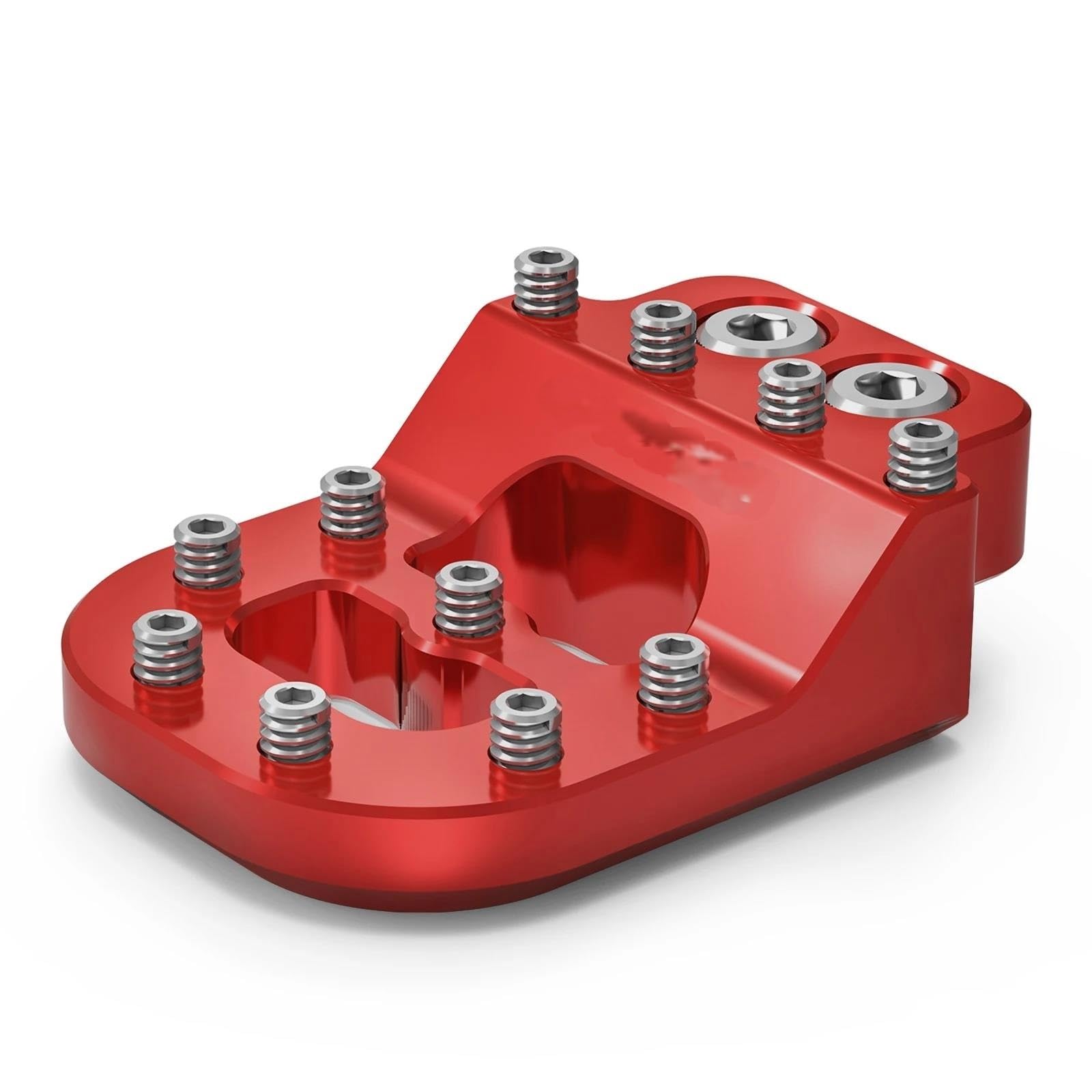 Fußrasten Pedal Für 1290 SAR SAS SAT Stufenbremspedalspitze 2015–2023. Für 701 Enduro 701 SM 2016–2023 Verstellbare Fußrasten Motorrad(Red) von TISURXQ