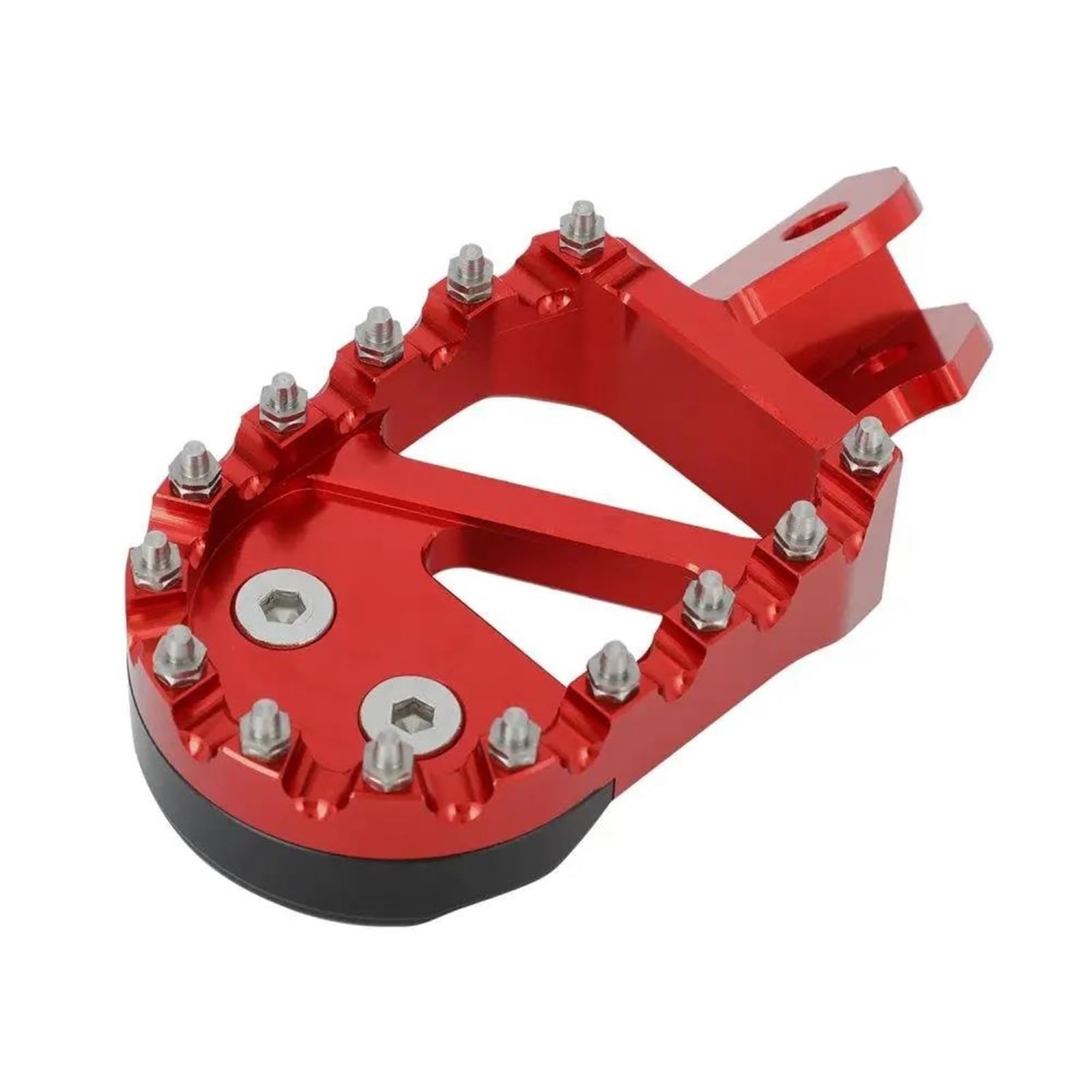 Fußrasten Pedal Für CRF150F CRF230F 2013-2019 Dirt Bike Motorrad Teile POM Fußrasten Fußstützen Fuß Peg Pedal Ruhet Verstellbare Fußrasten Motorrad(Red) von TISURXQ