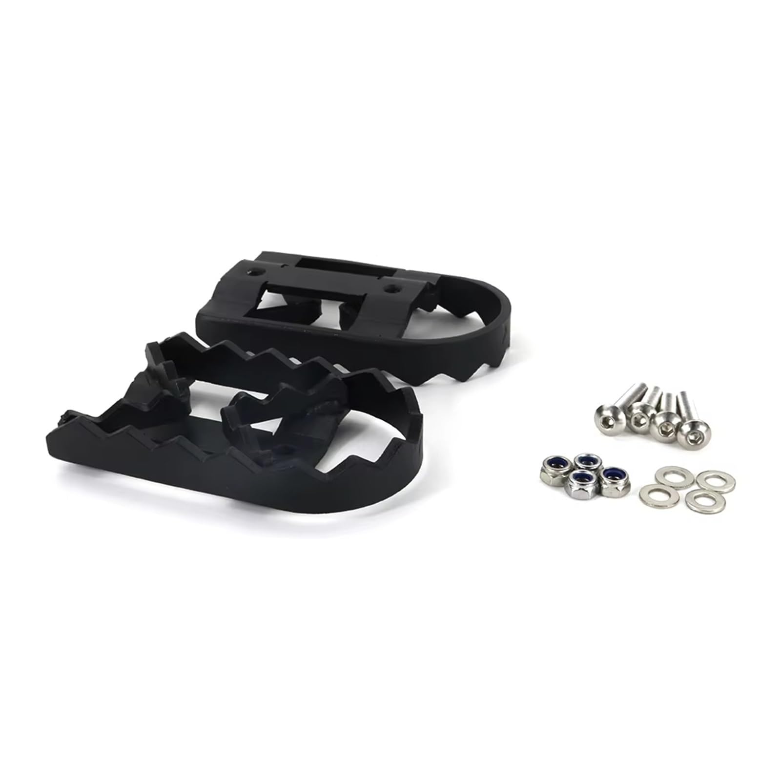 Fußrasten Pedal Für VFR800F Breite Fußrastenadapter Fußstützen Pedal Edelstahl Für Suzuki Für DL650 V-Strom 650 DL1000 V-Strom 1000 Für NC700X 750X Verstellbare Fußrasten Motorrad(Type-A) von TISURXQ