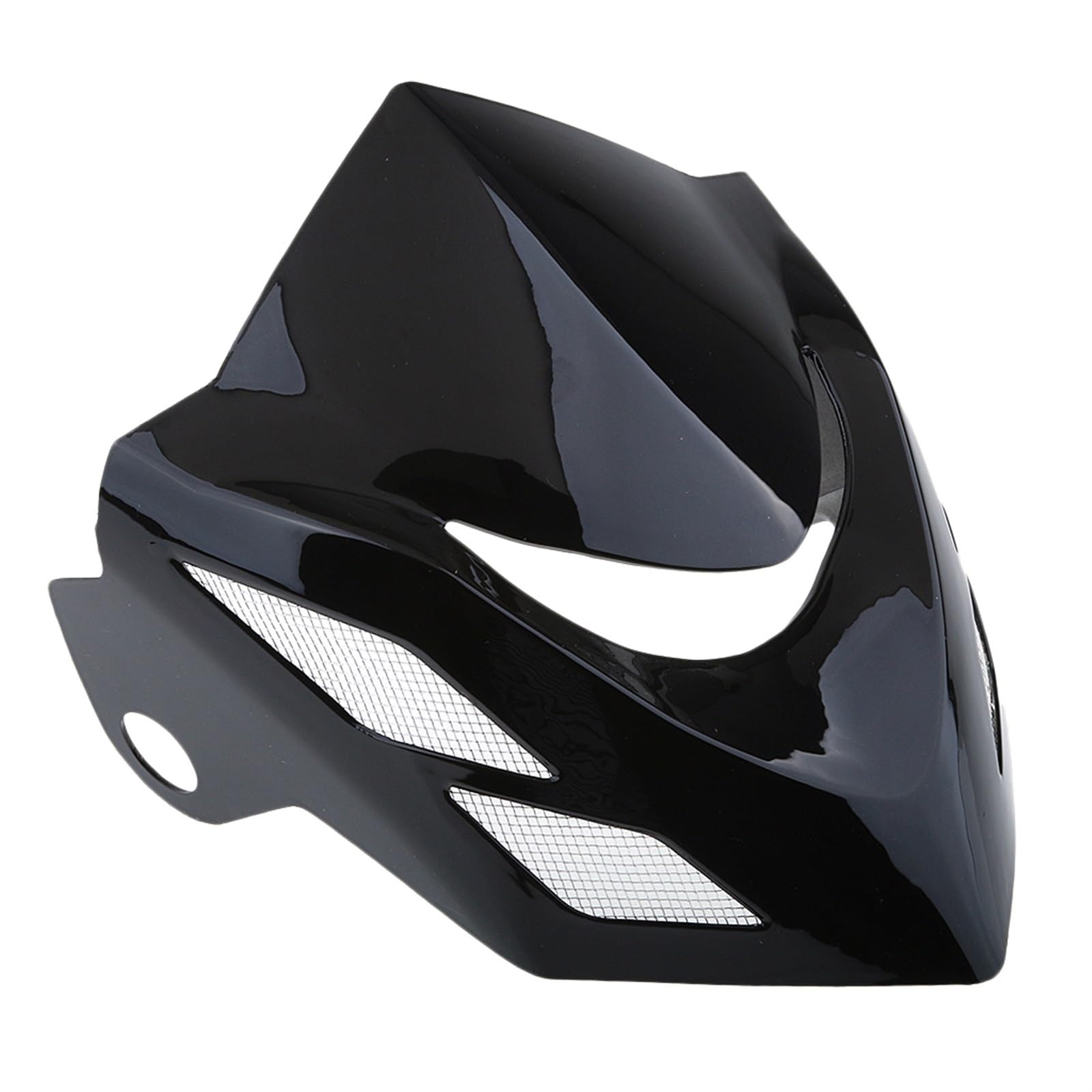 TISURXQ Für Grom MSX125 2014–2015 Motorrad Scheinwerferabdeckung Windschutz Motorrad Scheinwerfer Gittermaske Motorradzubehör(Black) von TISURXQ