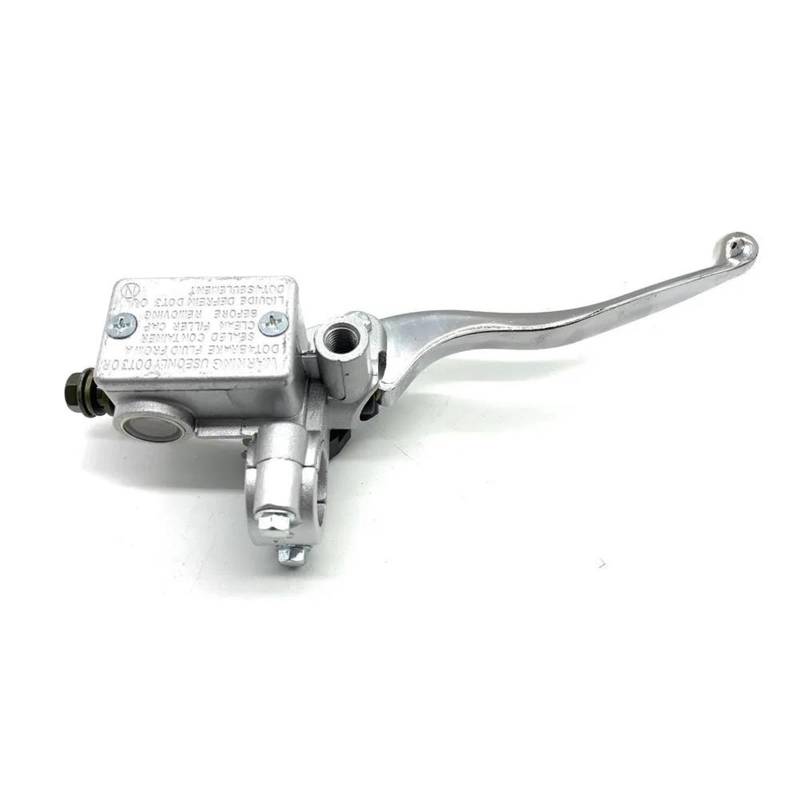 Universal Motorrad Bremspumpe Vorderradzylinder Scheibenbremse Hydraulikpumpe Assy Motorrad Up Pump Level 125cc Silber Universal Kupplungshebel Bremshebel Kupplung von TISURXQ